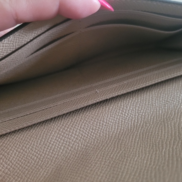 COACH Slim Envelope Wallet on Chain Plus Medium Size Straw Hat! - Picture 10 of 11